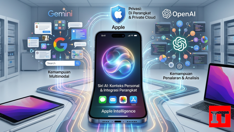 Siri AI Apple Masuk Era Baru, Harus Kejar Google dan OpenAI