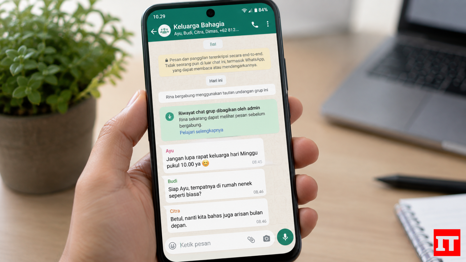 Cara Membagikan Riwayat Chat WhatsApp ke Anggota Baru Grup