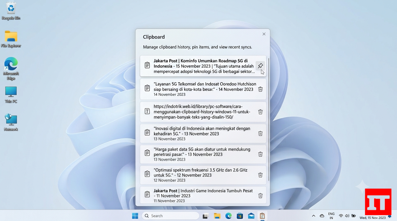 Cara Menggunakan Clipboard History Windows 11 untuk Menyimpan Banyak Teks yang Disalin